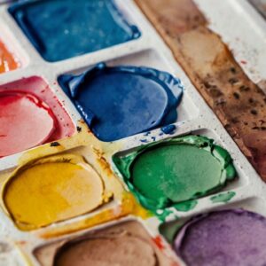 Water colours paint art class lichfield