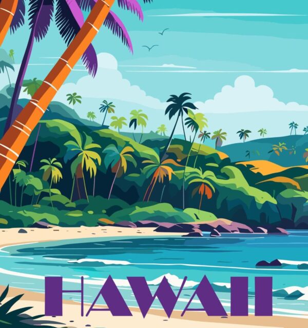 Vintage Holiday Poster - Thurs 3rd or Fri 4th July