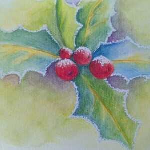 Winter Berries in Watercolour Pencil - Thurs 19th or Fri 20th Sept