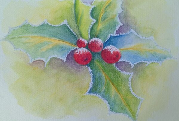 Winter Berries in Watercolour Pencil - Thurs 19th or Fri 20th Sept