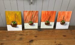 Art Classes Lichfield artwork canvases