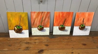 Art Classes Lichfield artwork canvases