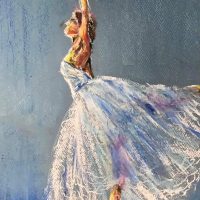 Art Classes Lichfield ballerina dancing pastels