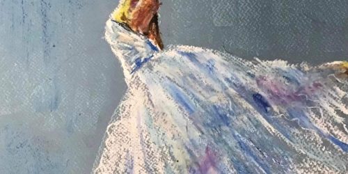 Art Classes Lichfield ballerina dancing pastels