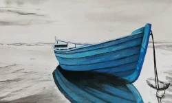 art classes lichfield blue boat painting